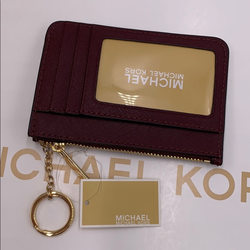 MICHAEL KORS JET SET TRAVEL SM TZ COINPOUCH W ID - Picture 12 of 16